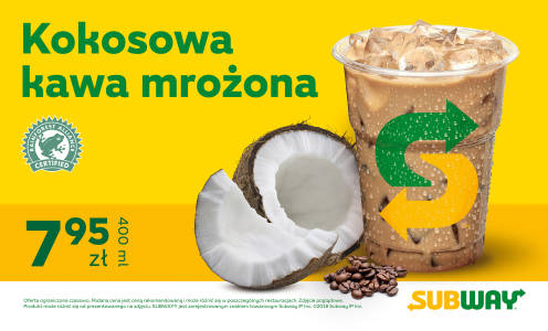 Mrożona kawa kokosowa ponownie w Subway! - 2 