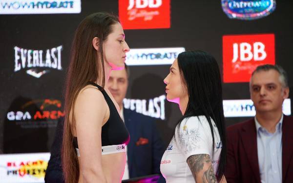 Oficjalna Ceremonia Ważenia zadowdników Knockout Boxing Night 27 - 7