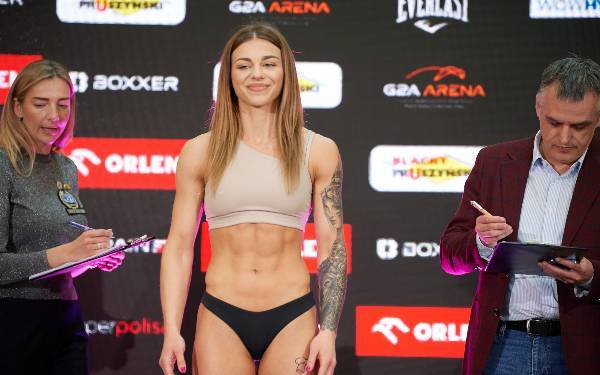 Oficjalna Ceremonia Ważenia zadowdników Knockout Boxing Night 27 - 29