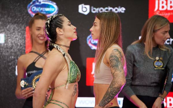 Oficjalna Ceremonia Ważenia zadowdników Knockout Boxing Night 27 - 32