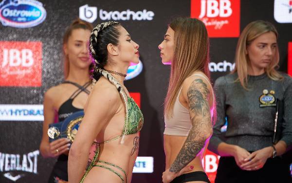 Oficjalna Ceremonia Ważenia zadowdników Knockout Boxing Night 27 - 33