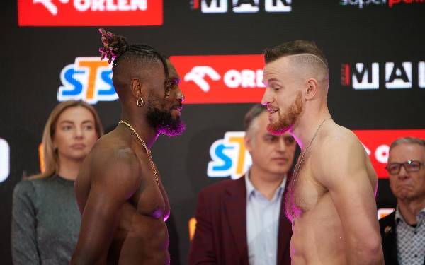 Oficjalna Ceremonia Ważenia zadowdników Knockout Boxing Night 27 - 41