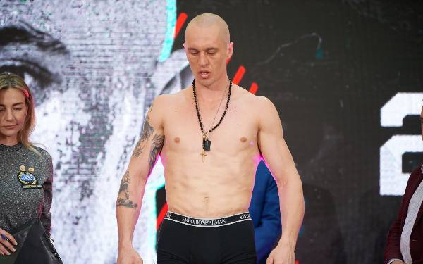 Oficjalna Ceremonia Ważenia zadowdników Knockout Boxing Night 27 - 56