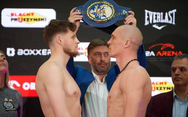 Oficjalna Ceremonia Ważenia zadowdników Knockout Boxing Night 27 - 59