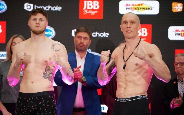 Oficjalna Ceremonia Ważenia zadowdników Knockout Boxing Night 27 - 61