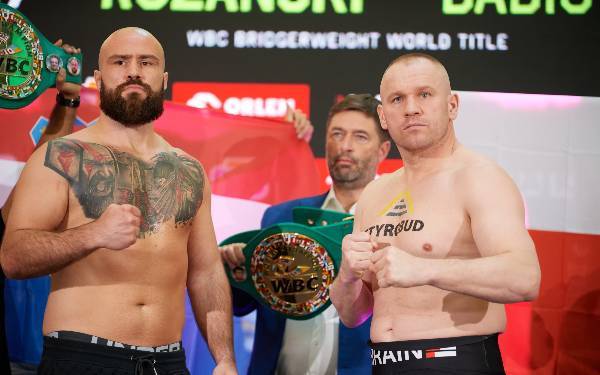 Oficjalna Ceremonia Ważenia zadowdników Knockout Boxing Night 27 - 87
