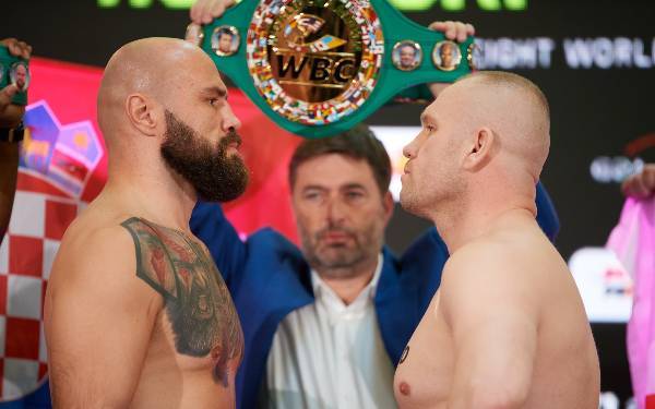 Oficjalna Ceremonia Ważenia zadowdników Knockout Boxing Night 27 - 92