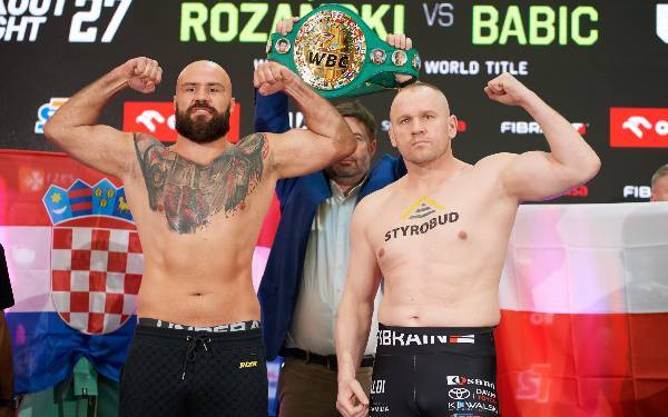 Oficjalna Ceremonia Ważenia zadowdników Knockout Boxing Night 27 - 94