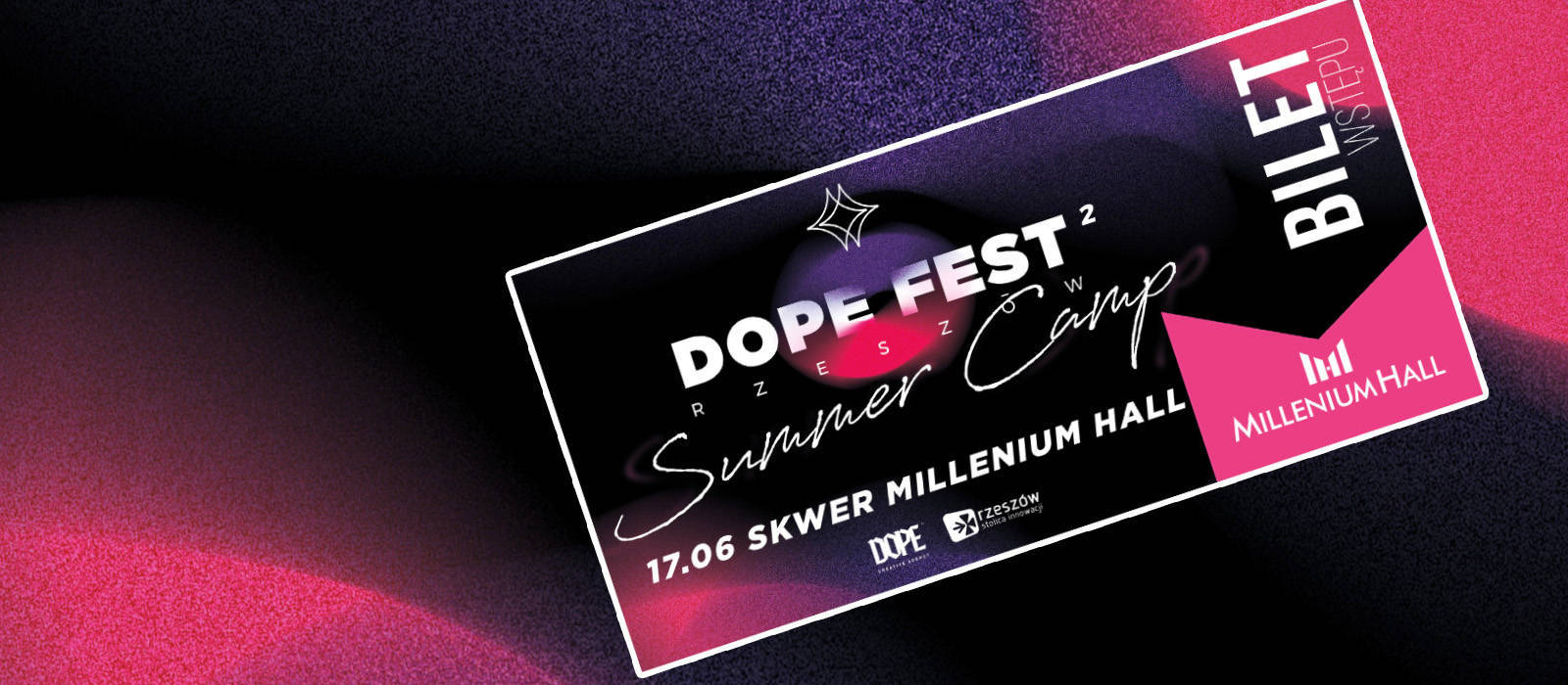 Odbierz bilet na koncert OKI // DOPE FEST RZESZÓW - 1