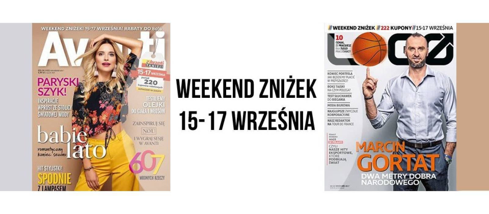 Weekend Zniżek z magazynami Avanti i Logo - 1