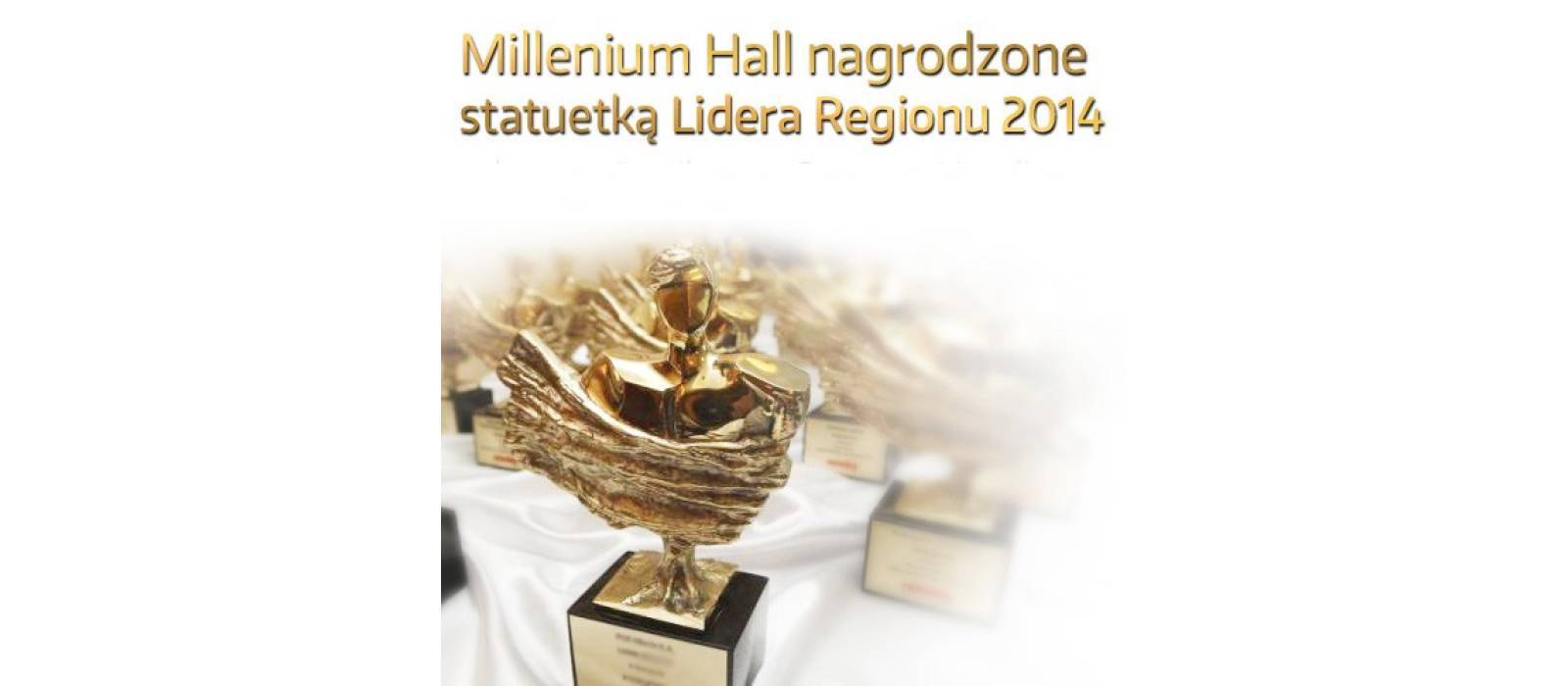 Millenium Hall nagrodzone prestiżową statuetką Lidera Regionu - 1