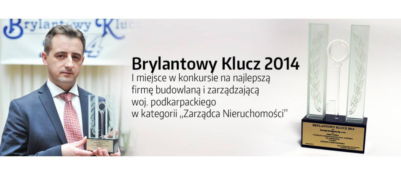 Brylantowy Klucz 2014 dla Zarządcy Millenium Hall - 1