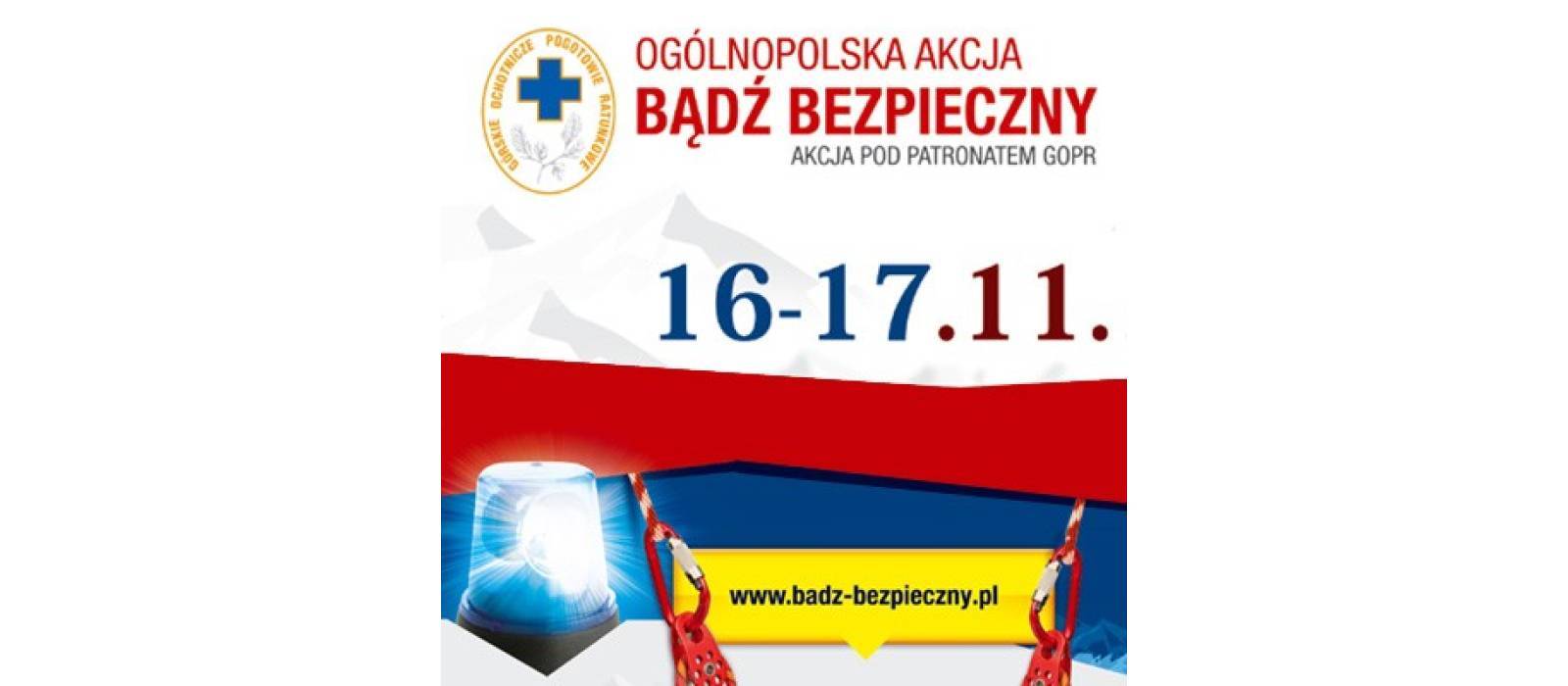 “Bądź bezpieczny” - akcja GOPR w Millenium Hall - 1