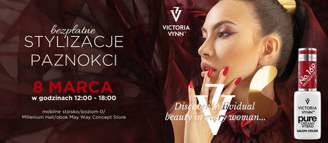Bezpłatne stylizacje paznokci z okazji Dnia Kobiet z Victoria Vynn