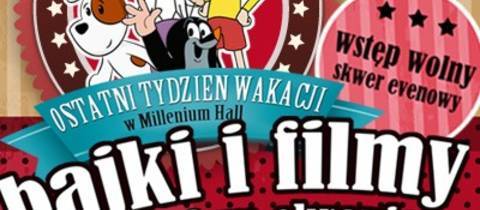 Bajki i filmy na skwerze Millenium Hall