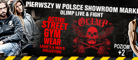 Pierwszy w Polsce salon marki Olimp Live & Fight