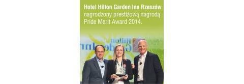 Hilton Garden Inn Rzeszów nagrodzony Pride Merit Award 2014
