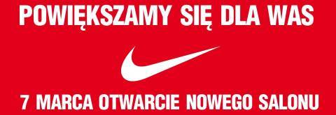 Salon Nike powiększa powierzchnię.