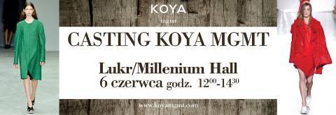 KOYA mgmt zaprasza na casting