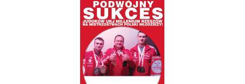 Złoty i brązowy medal dla judoków Millenium Rzeszów