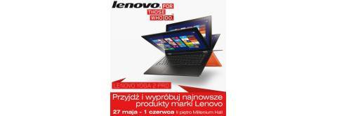 Przyjdź i wypróbuj produkty Lenovo