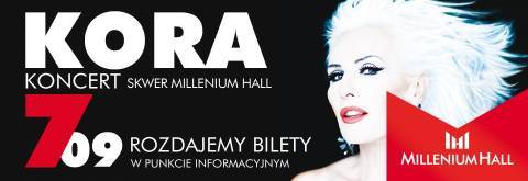 Koncert KORY. Rozdajemy bilety za paragony w Punkcie Informacyjnym!