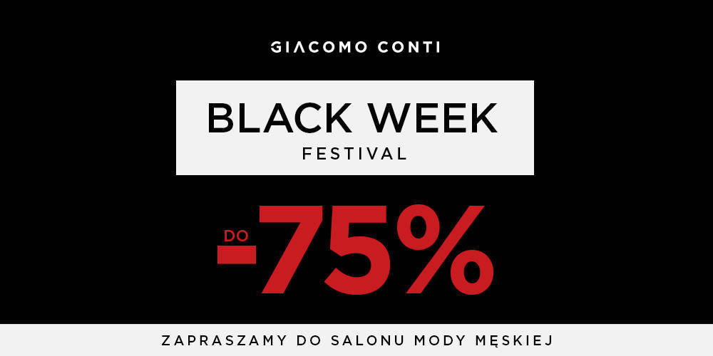 Black Week Festival w Giacomo Conti! - 1