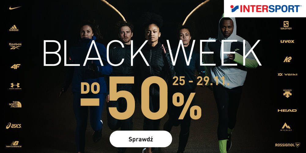 Black Week w Intersport nawet do -50% - 1