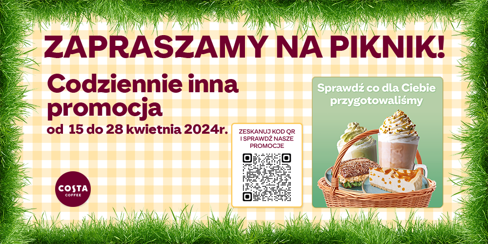 PIKNIK WIOSENNYCH PROMOCJi w Costa Coffee - 1