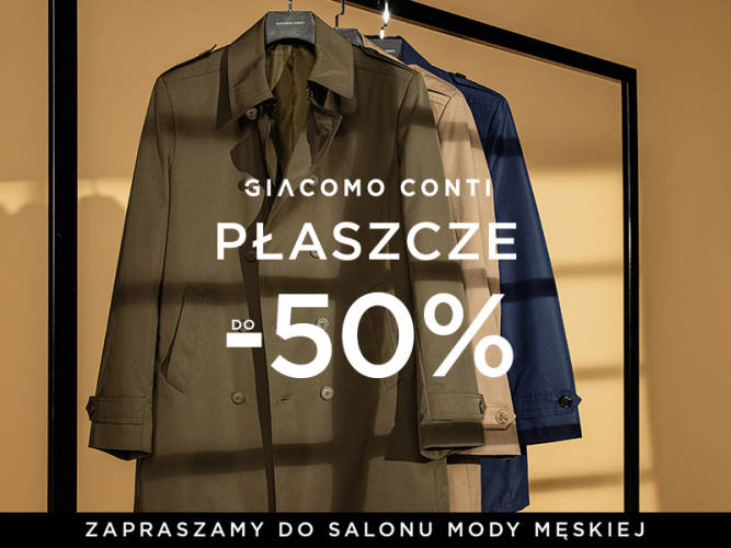 Stylowe płaszcze do -50% Giacomo Conti - 1
