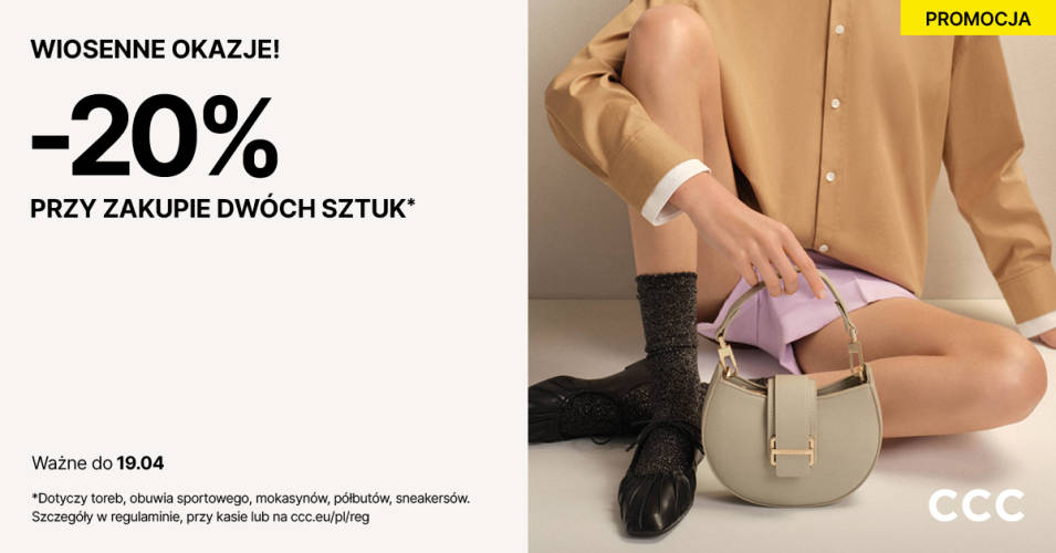 Wiosenne zakupy z rabatem w CCC - 1