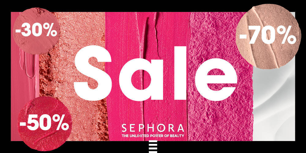 Wyprzedaże w Sephora nawet do -70%!  - 1