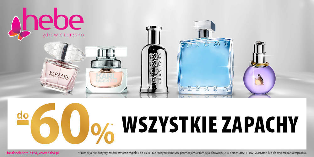 WSZYSTKIE ZAPACHY W HEBE do -60%  - 1