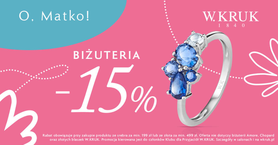 W.KRUK - 15% na biżuterię. - 1